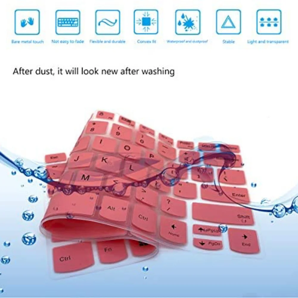 i Tensodo Keyboard Skin Ombre Pink